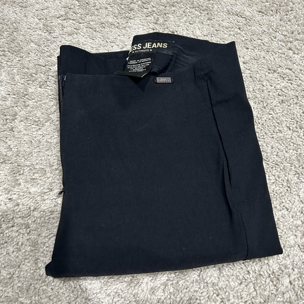 Guess Black Straight Leg Women's Pants